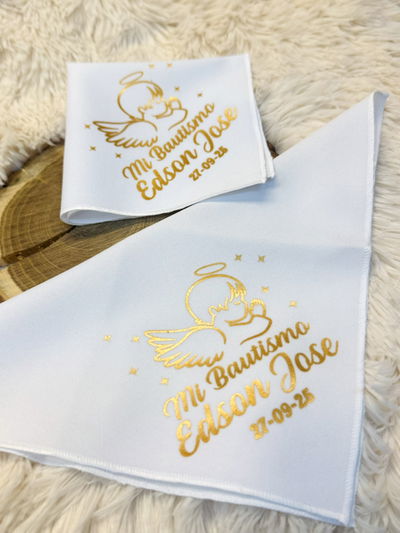 Pañuelo Blanco de Bautismo "Angelito"
