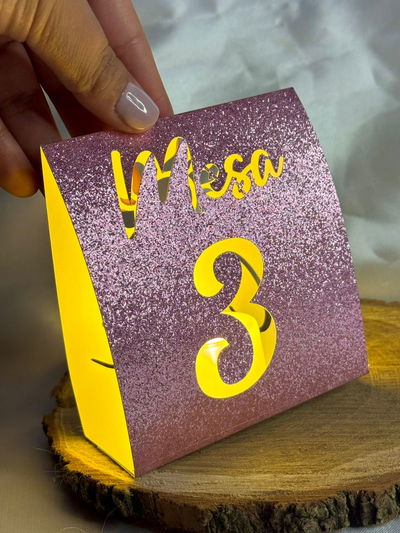 Numero de mesa Rapunzel 