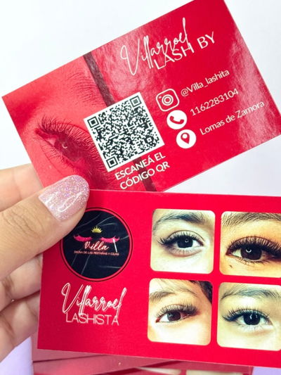 Tarjetas Personales 9x5 doble faz