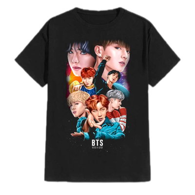 Remera clásica BTS 