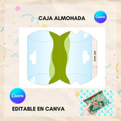 Caja almohada