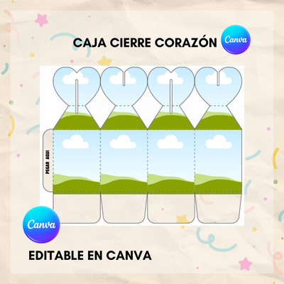 caja cierra corazón
