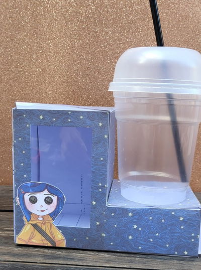 Caja golosinera mas vaso