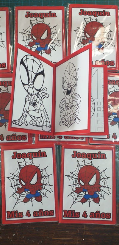 Mini libritos para colorear 