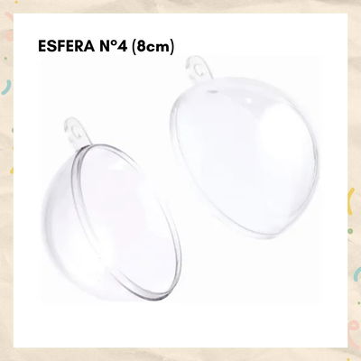 Esfera Plástica Transparente
