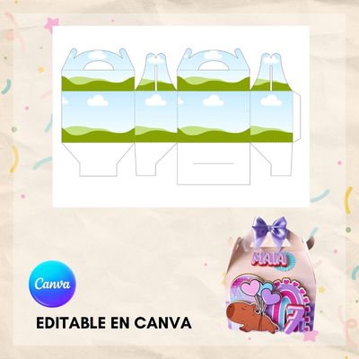 Plantilla - Cajita souvenir
