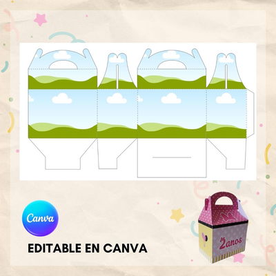 Plantilla - Cajita Lunchbox
