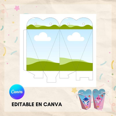 Plantilla - Bolsita Cucurucho Corazón