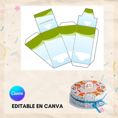 Plantilla - Porción de torta