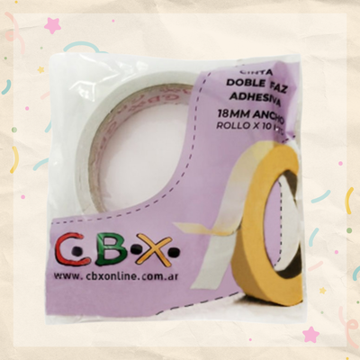Cinta Doble Faz – 10 metros x 18 mm