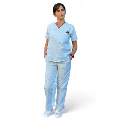 Ambo Modelo Nuevo Paloma (P181) - Pantalon con Tajo