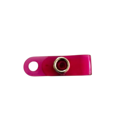 Tiras para pins de estetoscopio tranparente  rosa