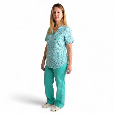 Ambo Modelo Paloma (P184)  -  Pantalon con Tajo