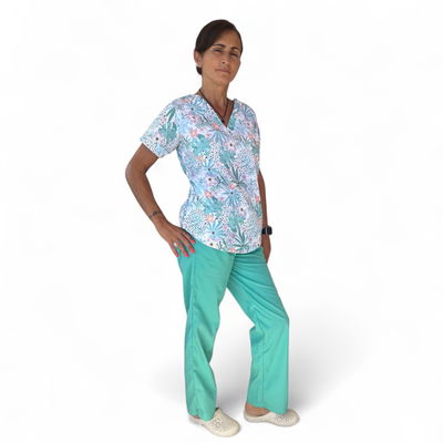 Ambo Modelo Paloma (P175) -   Pantalon con Tajo