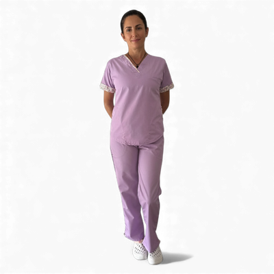 Ambo Modelo Nuevo Paloma (P182) - Pantalon con Tajo