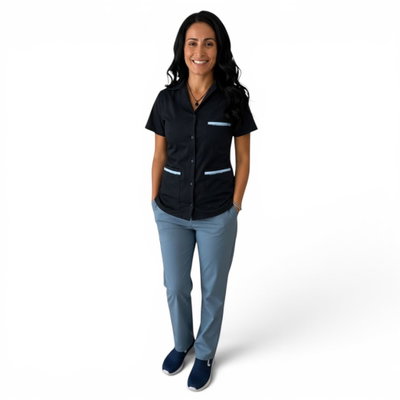 Modelo Renata azul