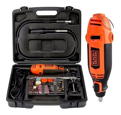 Mini Torno Black Decker 113 Accesorios Rt18ka