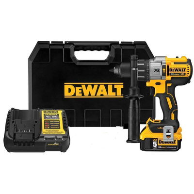Taladro Percutor Inalámbrico DCD996-P1T Dewalt 20V MAX 1/2" Brushless