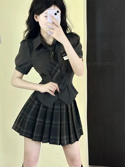 Conjunto estilo colegial chic