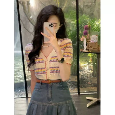 Blusa multicolor chic