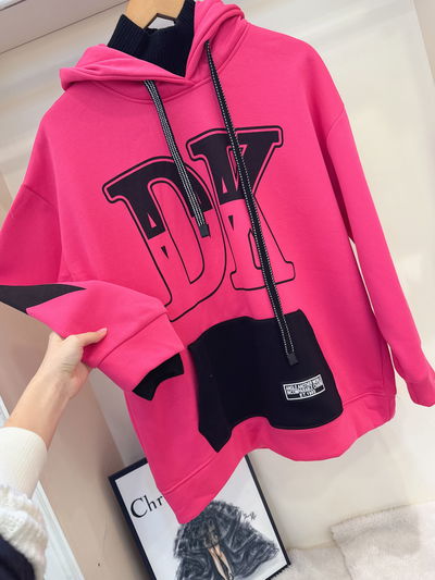 Buzo fucsia con cuello