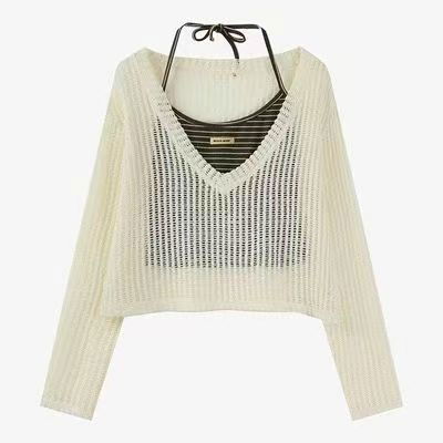 Conjunto blusa y musculosa
