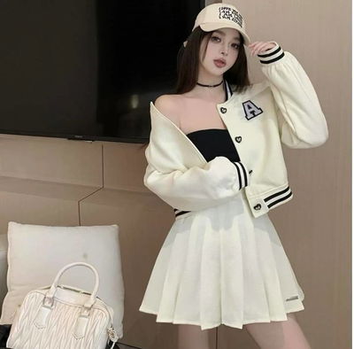 conjunto polo blanco