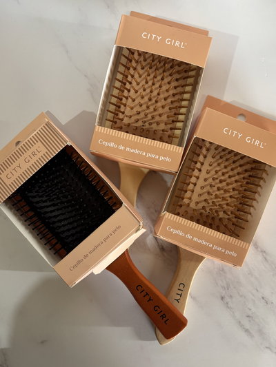 Cepillo de Madera City Girl