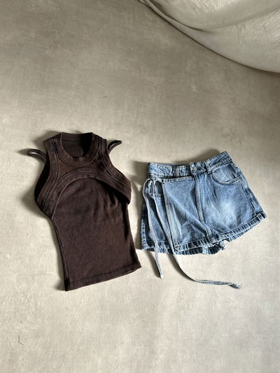 MINISHORT BENNY BLUE