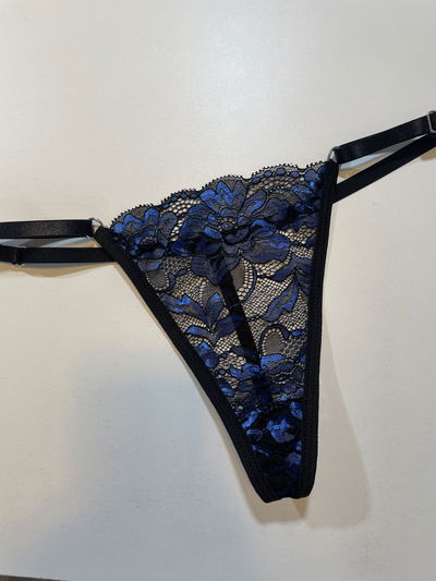 Hilo Chanel Flores azules
