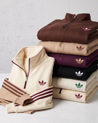 BUZO ADIDAS CON PIEL