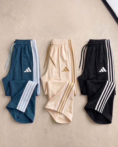 MAXI PALAZZO ADIDAS CON FRANJA