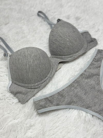 CONJUNTO GRIS LEN1026