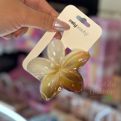 BROCHE HAWÁI PERLADO mostaza