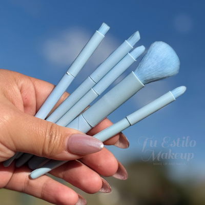 SET BROCHA MINI CELESTE