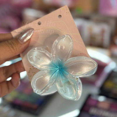 BROCHE HAWAIAN celeste