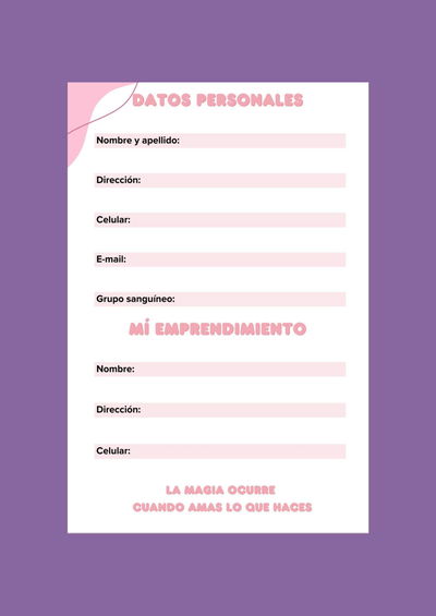 CUADERNO PARA TURNOS
