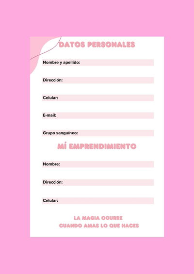 AGENDA EMPRENDEDOR (OPCIÓN 2)