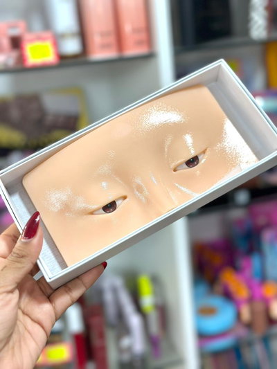Ojos de Silicona para Practica de Maquillaje