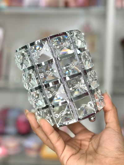 Porta Pinceles Plateado