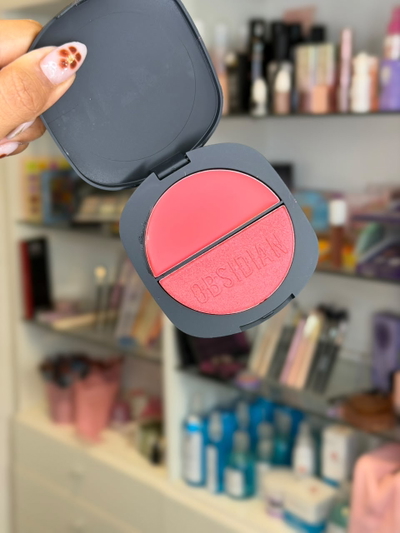 Rubor Duo Crema/Polvo Obsidian Ruby Rose