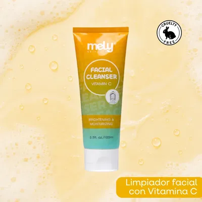Leche de limpieza facial Vitamina C Mely