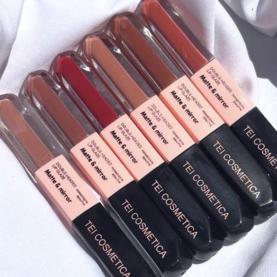 Labial mate y gloss duo 2en1 TEI