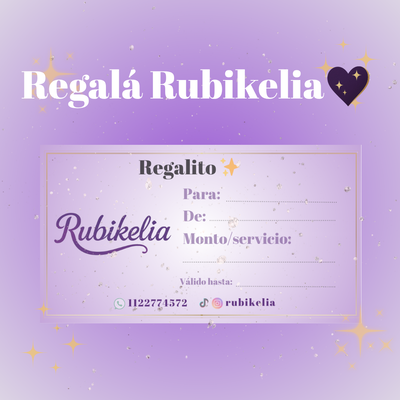 GIFT CARD Rubikelia (Tarjeta de regalo)