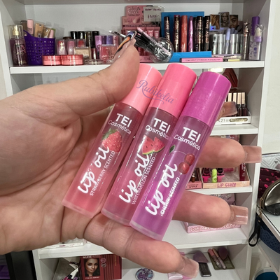 Lip oil bálsamo labial roll-on frutal TEI 