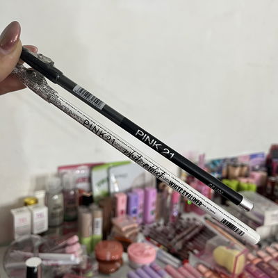 Lápiz XL blanco y negro con sacapuntas PINK21