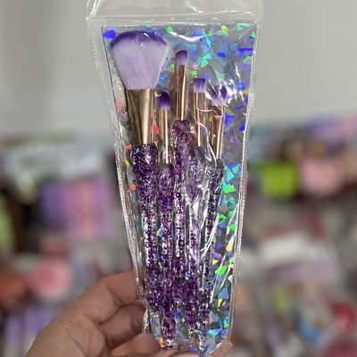 Set de brochas glitter x5