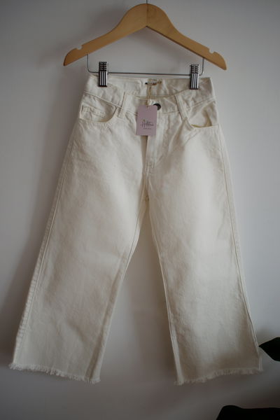 Jean Wide Leg Blanco