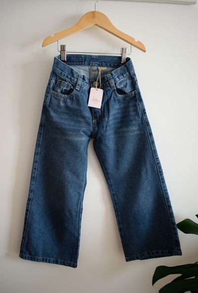 Jean Wide Leg Azul 