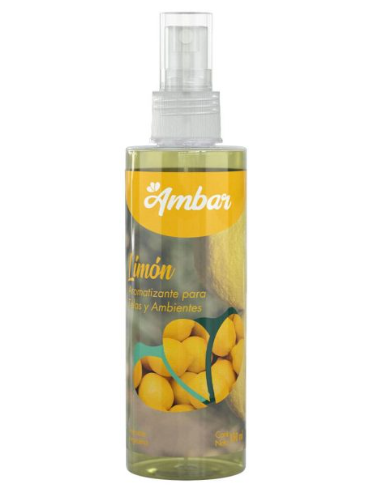 Aromatizante textil ambar Limón 150ml